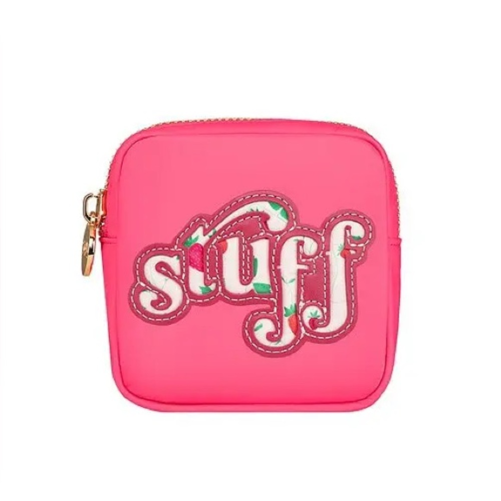 Stoney Clover Lane pouch with 'Stuff' Embroidery - Picture 6 of 6